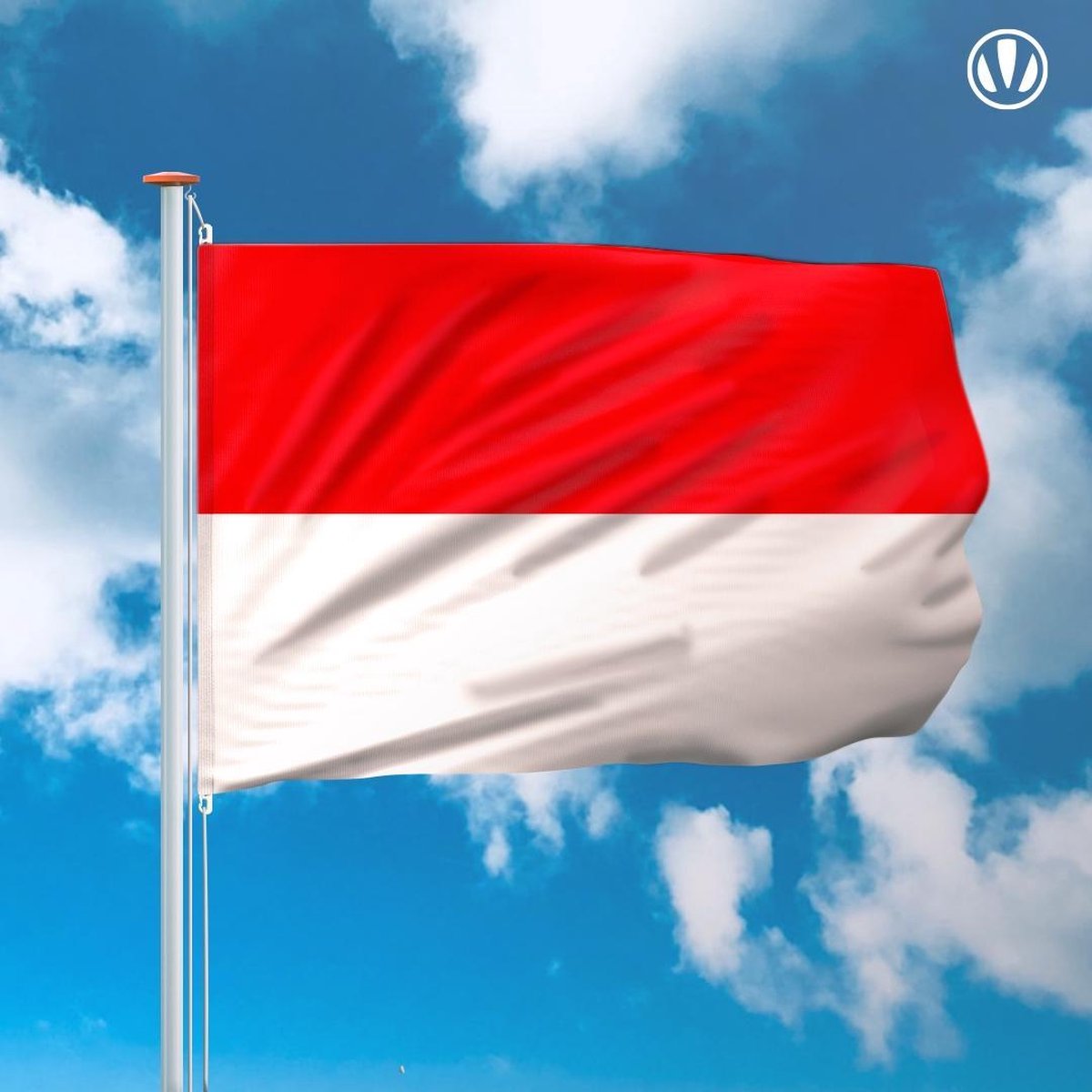 vlag Indonesië 150x225cm | spunpoly